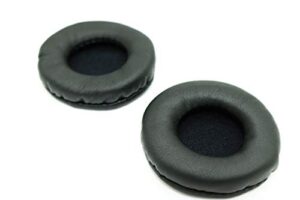 avimabasics h650e leatherette ear pads replacement premium earpads cushion ear cover spare parts for logitech h650e h570e h820e wireless stereo usb pc headsets (1 pack)