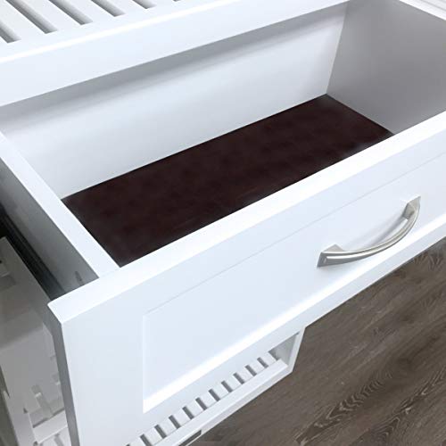 John Louis Home 12in. Deep Woodcrest White Premier Organizer with 5 Drawers (6 and 8in.) and Doors