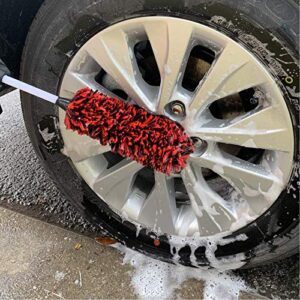 brushdepot Car Wash Brush - Safe and Soft Polypropylene Fibers for All Wheel Types