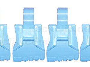 The Amazing Sock Clip Sock Holder, 32 Clips, Baby Blue, Made in U.S.A.