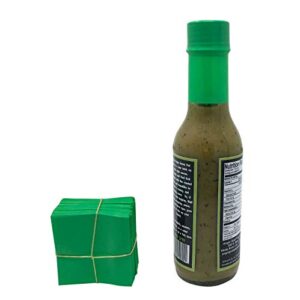 45 x 52 mm green perforated shrink band for hot sauce bottles and other liquid bottles fits 3/4" to 1" diameter - pack of 250