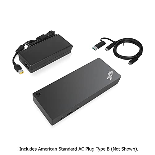 New Genuine Dock for ThinkPad Hybrid USB-C with USB-A Dock US 40AF0135US SD20Q13457