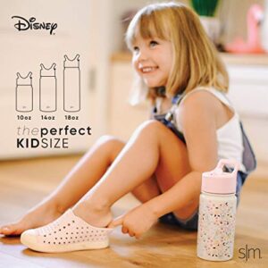 Simple Modern Disney Mickey Mouse Toddler Water Bottle with Straw Lid | Reusable Insulated Stainless Steel Kids Cup | Summit Collection | 10oz, Mickey Mouse Retro