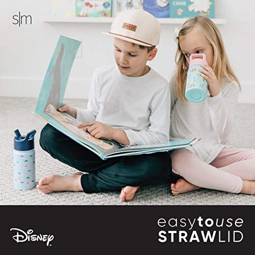 Simple Modern Disney Mickey Mouse Toddler Water Bottle with Straw Lid | Reusable Insulated Stainless Steel Kids Cup | Summit Collection | 10oz, Mickey Mouse Retro