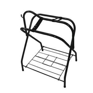 Seny Foldable Freestanding Saddle Rack Stand 26 x 19 x 33 inches