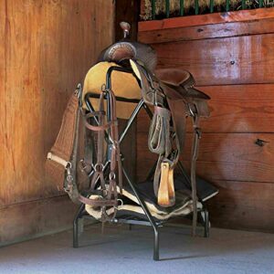 Seny Foldable Freestanding Saddle Rack Stand 26 x 19 x 33 inches