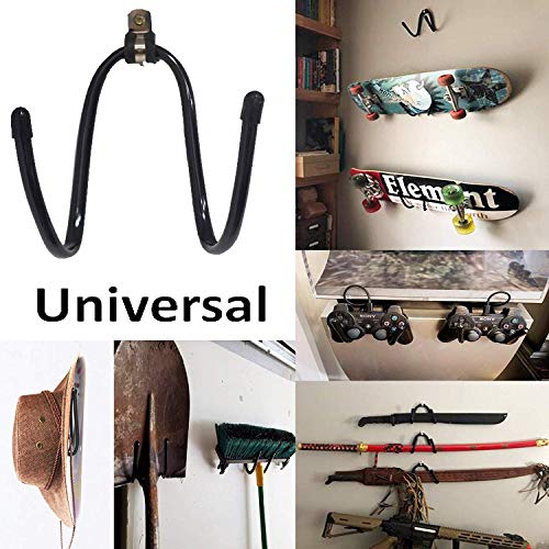 Metal Expandable or Grip Coat Rack Hanger, Wall Mounted Hook Hat Hanger Organizer for Hanging Hats, Caps, Mugs, Coats, Belt, Umbrella Coffee Mug Jewelry Hanging