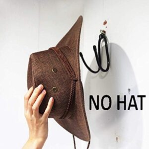 Metal Expandable or Grip Coat Rack Hanger, Wall Mounted Hook Hat Hanger Organizer for Hanging Hats, Caps, Mugs, Coats, Belt, Umbrella Coffee Mug Jewelry Hanging