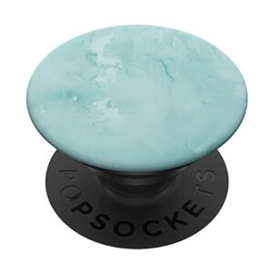 watercolor teal popsockets popgrip: swappable grip for phones & tablets