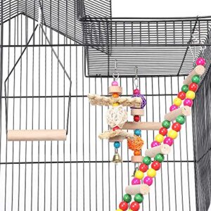 Topeakmart Large Flight Parakeet Cage for 3 Birds