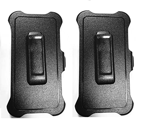 2 Pack Replacement Belt Clip Holster for OtterBox Defender Series Case Apple iPhone 11 (6.1")