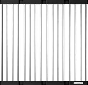 blanco 238483 folding mat, 440 mm, black/silver