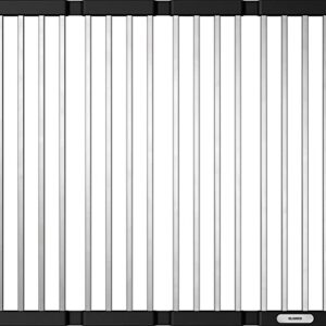 BLANCO 238483 Folding mat, 440 mm, Black/Silver