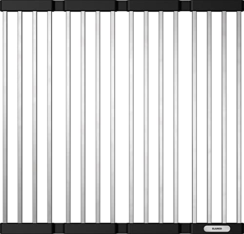 BLANCO 238483 Folding mat, 440 mm, Black/Silver
