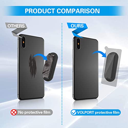 Sticky Adhesive Replacement for Pops Wallet Base, 3M VHB Sticker Tapes for Socket Wallet+ Plastic Case Back, Wallet Plus Double Sided High Bond Piece Strip Pads for Any Cell Phone iPhone Samsung etc