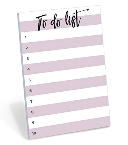 Small to-Do List Notepad, Large Sticky Notes, Lilac, 50 Pages, 4x6" by DAILY RITMO