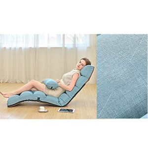 teerwere single sofa floor chair outdoor indoor adjustable floor gaming sofa chair five-position multiangle sleeper bed couch recliner 175cm(l) x 56cm(w) x 20cm(h) specialties recliner chair