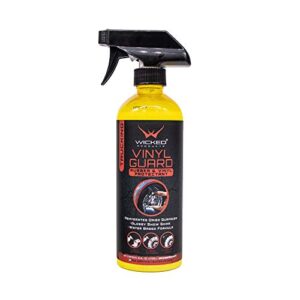 wicked products vinyl guard water based dressing for interiors and exteriors matte new car finish (16 oz)
