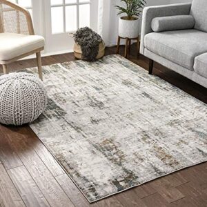 well woven mella beige & blue vintage distressed area rug 9x13 (9'3" x 12'3")