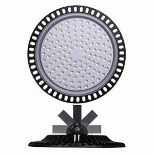 500W UFO LED High Bay Lights, 50000 Lumen 6000K-6500K Warehouse LED Lights, Waterproof Dustproof Ultra Thin High Bay LED Lights- Commercial Bay Lighting