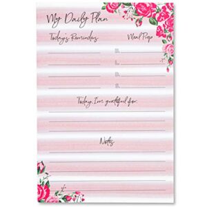 Calendar Sticky Notes for Monthly, Weekly, and Daily in Floral Print (8 Pack)