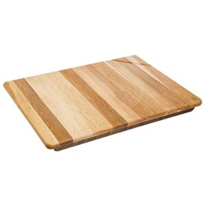 JK Adams Maple with Walnut 24x18 Inch Cleat Pastry Board