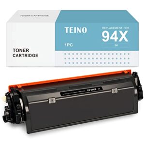 teino compatible toner cartridge replacement for hp 94x cf294x 94a cf294a for laserjet pro m118dw mfp m148dw mfp m148fdw (black, 1-pack)