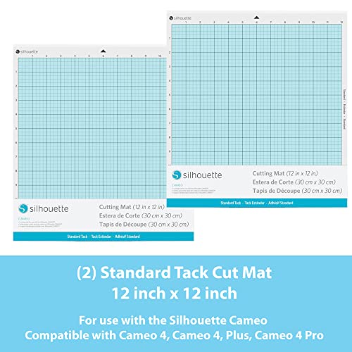 Silhouette Cameo 4 Extras Bundle with Extra AutoBlade, Extra Cutting mat, Tool Kit, PixScan Mat, and Start up Guide for Cameo 4 with Bonus Designs