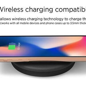 PureGear KikStik Universal Phone Kickstand & Grip, Ultra-Thin, Low Profile, Compatible with Wireless Charger, One Finger Operation Cell Phone Stand, Fits Most Phones, Pocket Friendly (Clear Matte)