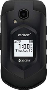 kyocera duraxv lte e4610 non-camera verizon wireless rugged waterproof flip phone (renewed)