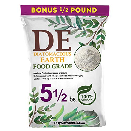 EasyGoProducts Diatomaceous Earth - 100% Natural Food Grade - DE Fresh Water – 5.5 Pounds, (Model: EGP-DE-05)