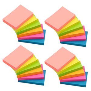 sticky notes - vanzavanzu self-stick notes 2x3 in, 24 pads, 100 sheets/pad, 6 bright colors, easy post notes ( 3x2 in, 24 pads )