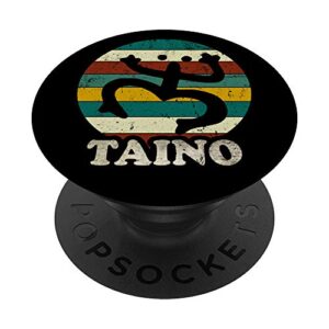 vintage sun distressed taino coqui symbol gift taino shirt popsockets popgrip: swappable grip for phones & tablets