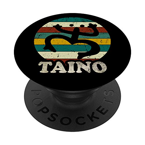 Vintage Sun Distressed Taino Coqui Symbol Gift Taino Shirt PopSockets PopGrip: Swappable Grip for Phones & Tablets