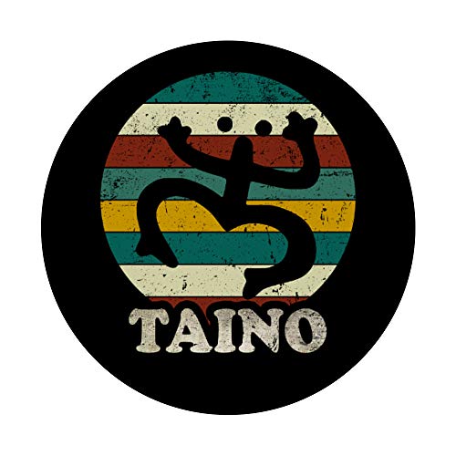 Vintage Sun Distressed Taino Coqui Symbol Gift Taino Shirt PopSockets PopGrip: Swappable Grip for Phones & Tablets