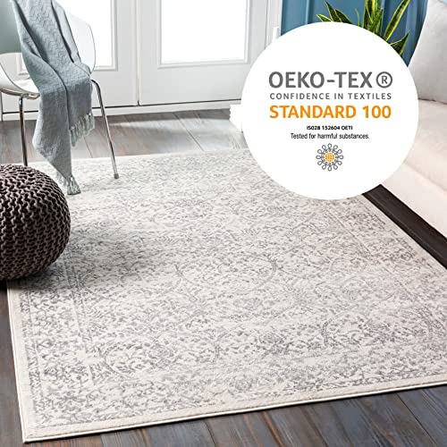 Artistic Weavers Preston Vintage Oriental Area Rug, 5 ft 3 in x 7 ft 1 in, Ivory