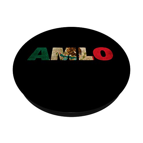 AMLO Andres Manuel Lopez Obrador Mexican President Gift PopSockets PopGrip: Swappable Grip for Phones & Tablets