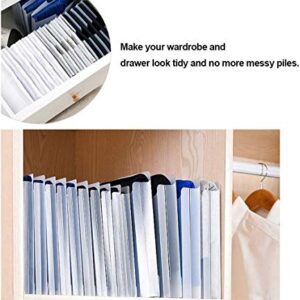 Multipurpose Clothes Folding Board, Shirt Sweater Coat Trousers Clothing Organizer Wardrobe Quick Storage Board, 2-Size Durable Plastic Home Flipfold Laundry Folder Board 5-Pack (S)