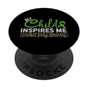 cerebral palsy awareness gift support brain child disease popsockets popgrip: swappable grip for phones & tablets