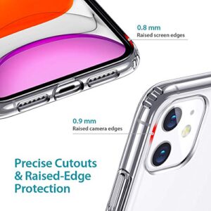 ESR Metal Kickstand Designed for iPhone 11 Case, [Vertical and Horizontal Stand] [Reinforced Drop Protection] Flexible TPU Soft Back for iPhone 11 (2019 Release), Clear