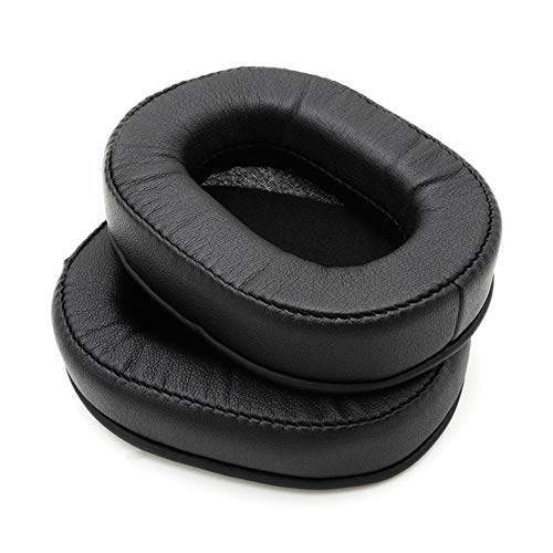 Black Ear Pads Ear Cushions Covers Replacement Foam Compatible with Sony MDR-NC50 MDR-NC60 Headset Headphone