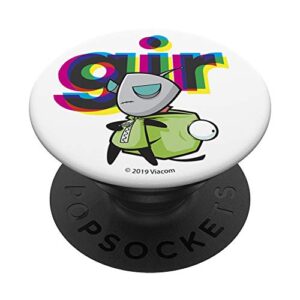 invader zim gir power stance popsockets popgrip: swappable grip for phones & tablets