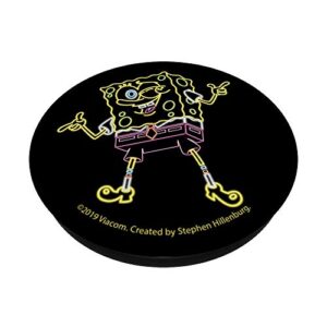 SpongeBob SquarePants Neon Outline PopSockets Swappable PopGrip