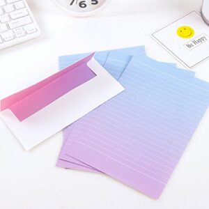 IMagicoo 36 Lovely Cute Writing Stationery Paper Letter Set with 18 Envelope + 1 Sheet Label Seal Sticker (8.3x5.6 Inch)