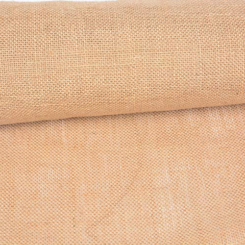 Tosnail 10 Yard Long 12" Wide Natural Burlap Fabric Roll for Craft Projects, Home Decor, Wedding Decor