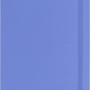 Moleskine Classic Notebook, Hard Cover, XL (7.5" x 9.5") Ruled/Lined, Hydrangea Blue, 192 Pages