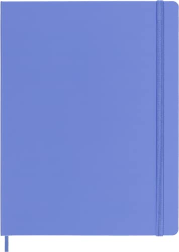 Moleskine Classic Notebook, Hard Cover, XL (7.5" x 9.5") Ruled/Lined, Hydrangea Blue, 192 Pages