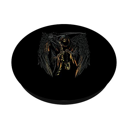 Angel of Death Grim Reaper Scary Halloween Occult Dark Art PopSockets Swappable PopGrip