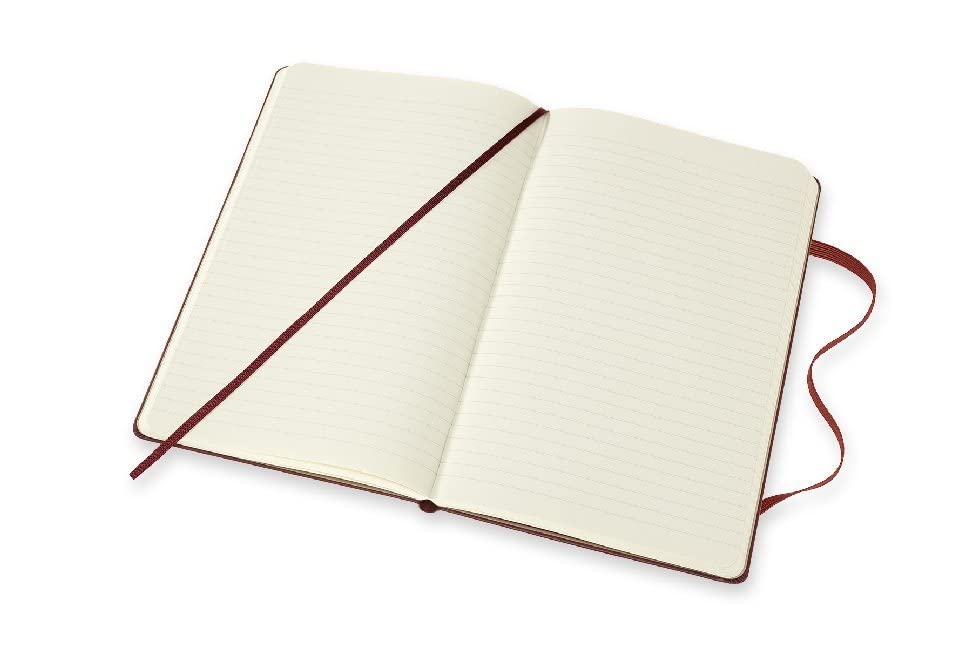 Moleskine Limited Edition Harry Potter Notebook, Hard Cover, Large (5" x 8.25") Ruled/Lined, Bordeaux Red (Book 6) 240 Pages