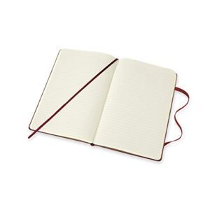 Moleskine Limited Edition Harry Potter Notebook, Hard Cover, Large (5" x 8.25") Ruled/Lined, Bordeaux Red (Book 6) 240 Pages